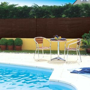 Elite Garden® HDPE belátásgátló, betekintésgátló, árnyékoló háló kerítésre, fekete-barna színben + rögzítőzsinór, 1,5 x 25 m