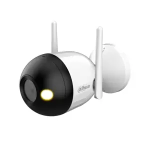 Dahua 4MP kültéri, kompakt IP kamera, kettős fény, fix 2,8 mm fókuszú lencse, aktív elrettentés, Wi-Fi, micro SD rögzítés, Entry széria, F4C-PV