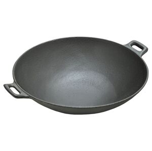 Cattara Grill serpenyő WOK öntöttvas 31 cm