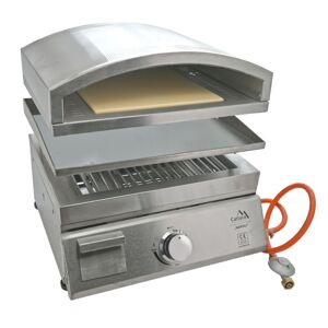Cattara Gázgrill asztali sütő pizzasütő + grillap 50 x 19 cm