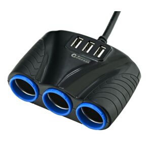 COMPASS Háromirányú elosztó + 3x USB