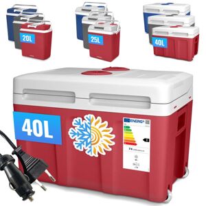 Jago Elektromos hűtőtáska 2 az 1-ben 40 L piros