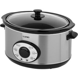 COMPASS Lassú tűzhely időzítővel 4,5 L 280 W rozsdamentes