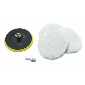 COMPASS  Polírozókorong készlet 3 db 12 cm-es tartóval