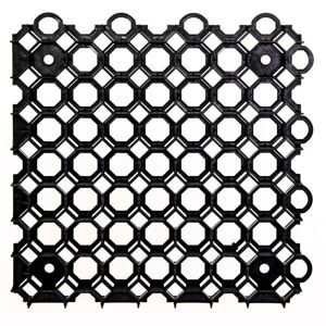 ROJAPLAST Fű burkolólapok 50 x 50 x 4 cm fekete