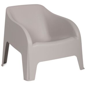 PETRA ARMCHAIR Műanyag karosszék szürke