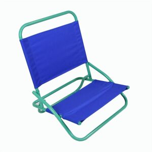 Strand összecsukható szék PVC kék-zöld