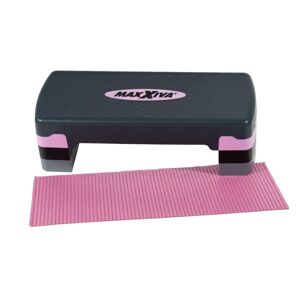 MAXXIVA Fitness stepper állítható magasságú rózsaszínű