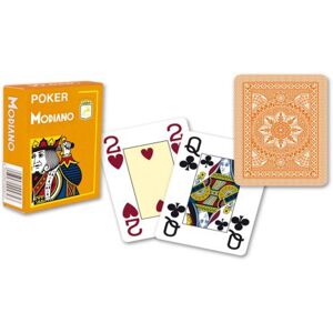 Modiano 4 sarok 100% műanyag kártyák - Narancssárga