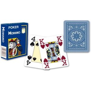 Modiano 4 sarok 100% műanyag kártyák - Kék