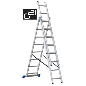 G21 Alumínium létra 3 részes 5,1 m 3 x 8 fok