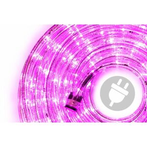 NEXOS Fénykábel 240 LED Rózsaszín 10 m