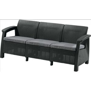 Allibert Kanapé CORFU LOVE SEAT MAX Antracit