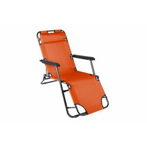 DIVERO Kerti összecsukható nyugágy orange
