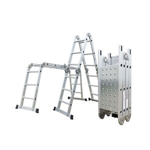 G21 GA-SZ-4x3-3,7M többfunkciós ALUMINIUM létra + dobogó