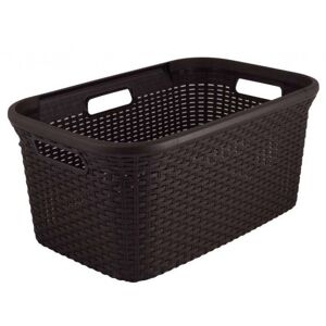 Ágyneműtartó kosár STYLE RATTAN 45L - barna CURVER