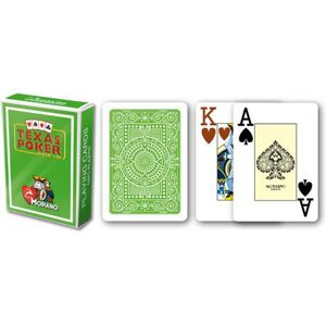Modiano 2 sarok 100% műanyag kártyák - Világoszöld