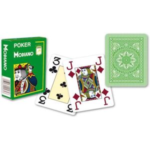 Modiano 4 sarok 100% műanyag kártya - Világoszöld