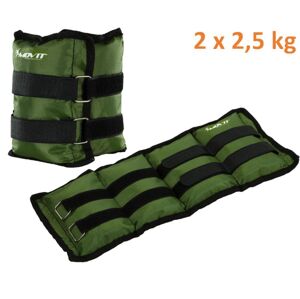 MOVIT Bokasúly, 2 x 2,5 kg zöld