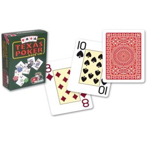 Modiano Duplex Jumbo 2 sarok papír kártyák - Piros