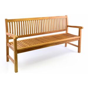 DIVERO Kerti pad masszív 180 cm tíkfa