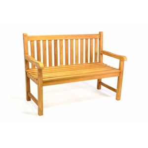 DIVERO Kerti pad masszív 120 cm tíkfa