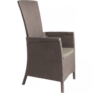 Allibert Luxus műanyag fotel VERMONT Cappuccino