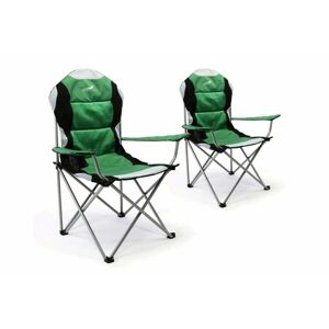 DIVERO Kempingszék Deluxe 2 db zöld