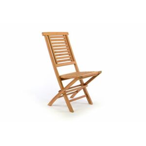 DIVERO Összecsukható kert szék Hantown  teak fa