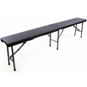 GARTHEN Kempingpad 180 cm fekete