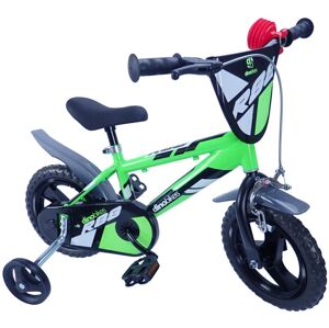 Gyerekbicikli DINO 12" - zöld