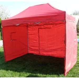 Tradgard Kerti pavilon CLASSIC 3 x 2 m piros + oldalfalak