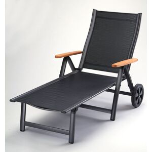ROJAPLAST Kerti nyugágy állítható ASS COMFORT Antracit
