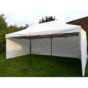 Tradgard Kerti pavilon DELUXE 3 x 6 m fehér + oldalfal
