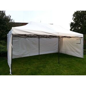 Tradgard Kerti pavilon DELUXE 3 x 6 m krémes + oldalfal