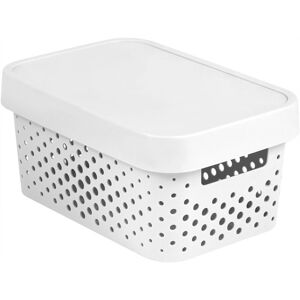 CURVER Tároló doboz INFINITY DOTS 4,5 L fehér