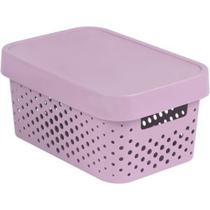 CURVER Tároló doboz INFINITY DOTS 4,5 L rózsaszín
