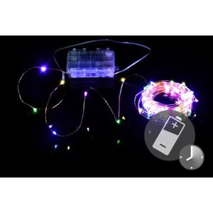 NEXOS Világítás rézdrót 100 LED színes
