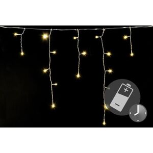 Karácsonyi fényfüggöny NEXOS 5m/144x LED - meleg fehér