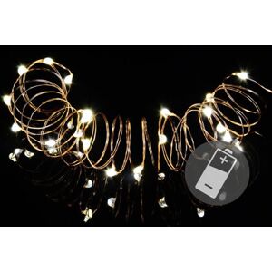 NEXOS Fényfüzér 2 m 20 mini LED meleg fehér
