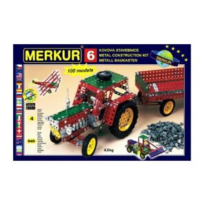 Teddies Építőkészlet MERKUR 6 100 modell 940 db 4 réteg