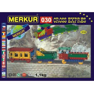 Teddies Építőkészlet MERKUR 030 Crossexpress 10 modell 310db