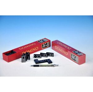 Domino társasjáték fa 55 db dobozban 23,5 x 3,5 x 5 cm
