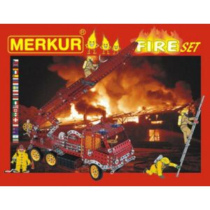 Teddies Építőkészlet MERKUR FIRE Set 20 modell 708db 2 réteg