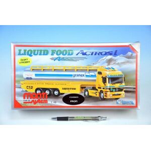 Teddies Építőkészlet Monti 55 Liguid Food Actros L-MB 1:48