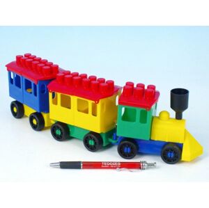 Teddies Építőkészlet LORI 7 + 2 vagon műanyag
