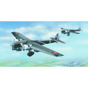 Modell Amiot 143 1:72 25,7 x 31,5 cm