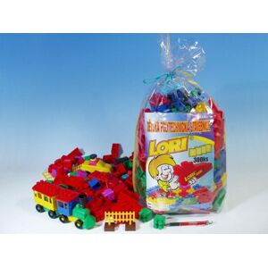 Építőkészlet  LORI 300 műanyag 300 db csomagban 30x35x20cm