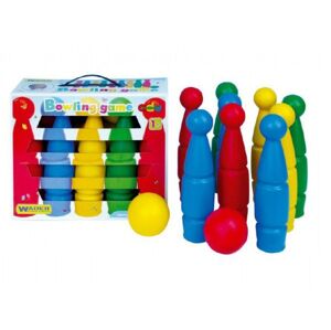 Teke műanyag 24 cm 9 db + 2 golyó Wader dobozban