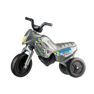 Futóbicikli Enduro Yupee Policie kicsi műanyag szürke